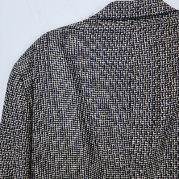 Austin Reed London Sport Coat Blazer Jacket Mens 43R Brown Tweed Academia Dapper - Picture 6 of 15